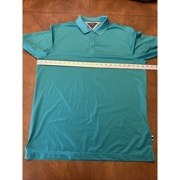 adiPure by adidas Mens Golf Polo Shirt Glory Green Large FL5557 938011 10/19 - Picture 9 of 16